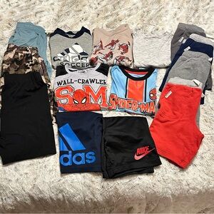 Kids Graphic T-Shirts and Shorts Set